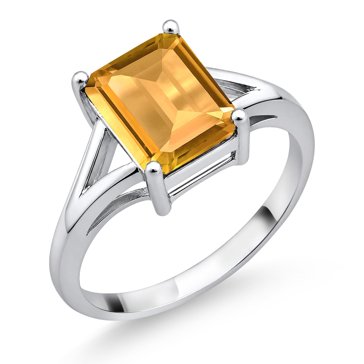 Citrine_7_Ring in 925 Sterling Silver