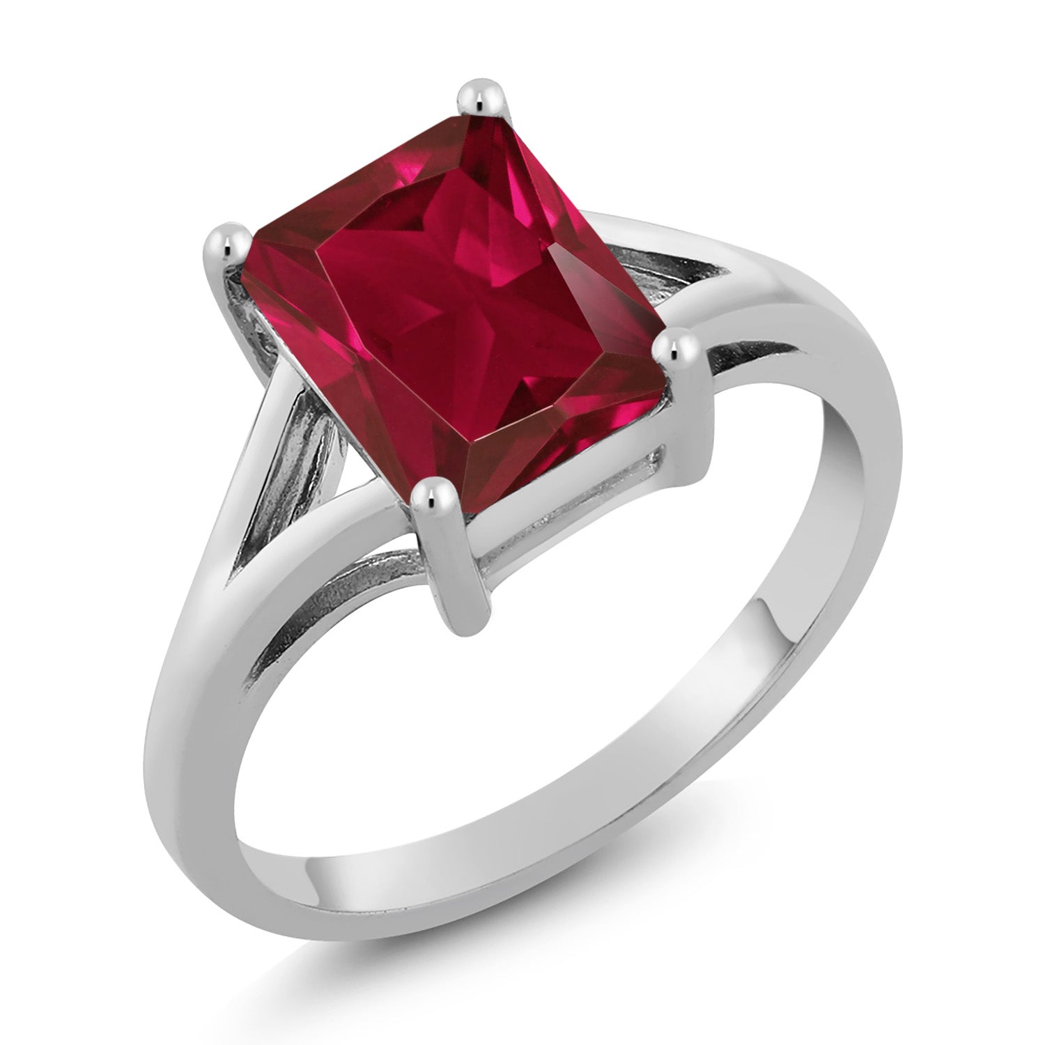 Created Ruby - July_9_Ring in 925 Sterling Silver