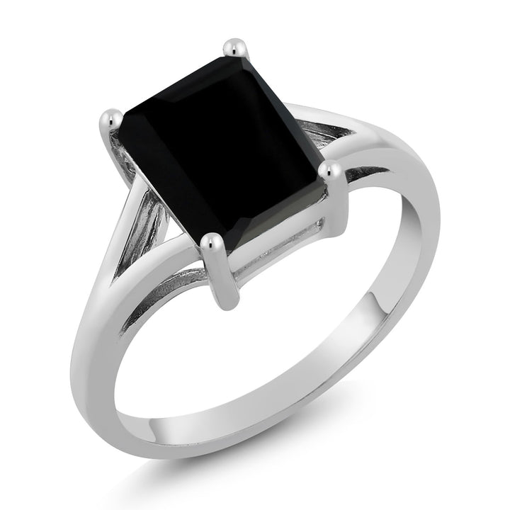 Onyx_5_Ring in 925 Sterling Silver