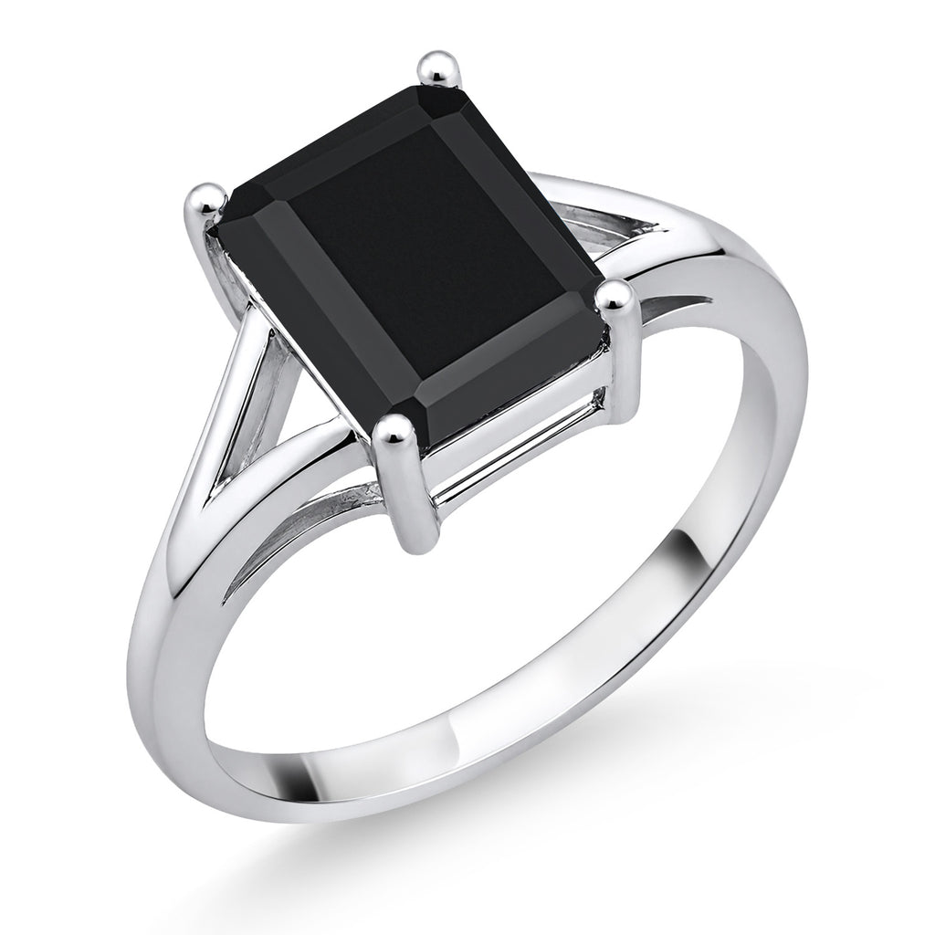 Onyx_9_Ring in 925 Sterling Silver