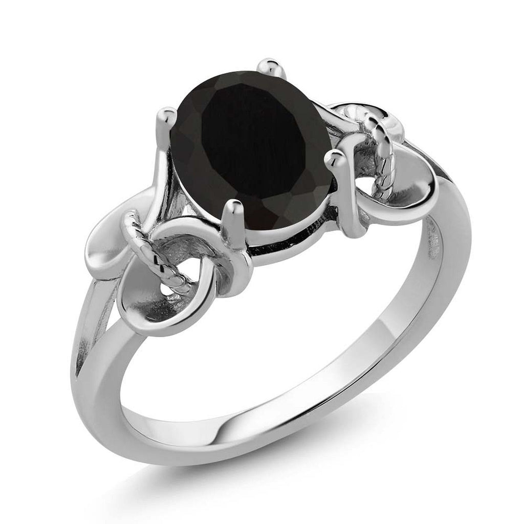 Onyx_6_Ring in 925 Sterling Silver