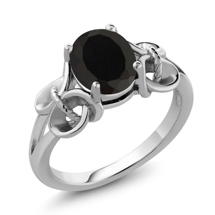 Onyx_5_Ring in 925 Sterling Silver