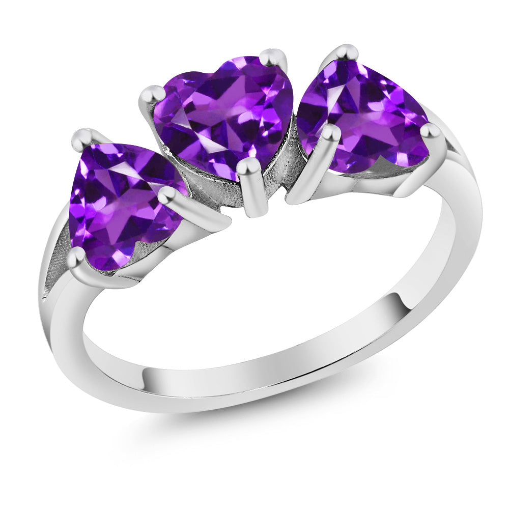 Amethyst - February_9_Ring in 925 Sterling Silver