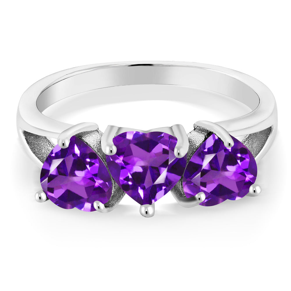 Amethyst - February_6_Ring in 925 Sterling Silver