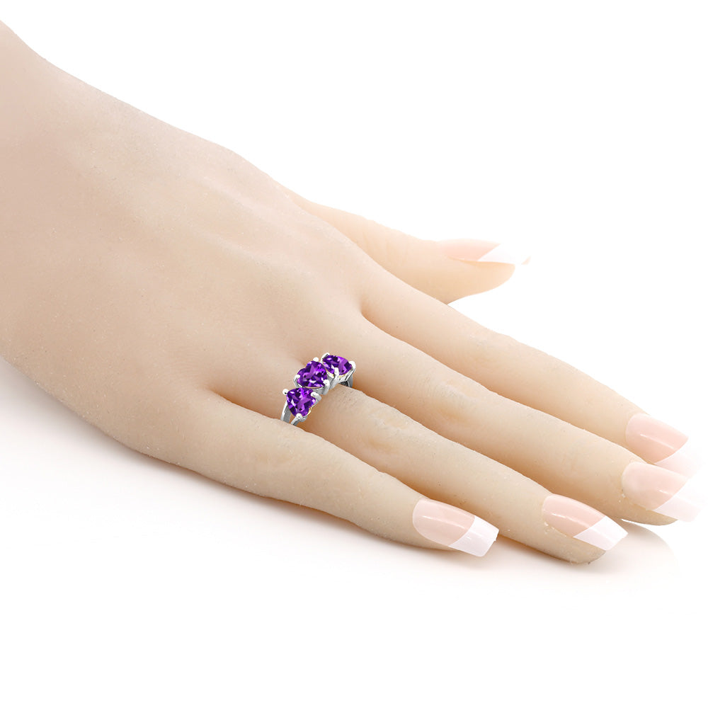 Amethyst - February_6_Ring in 925 Sterling Silver