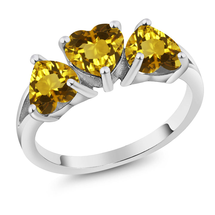 Citrine - November_5_Ring in 925 Sterling Silver