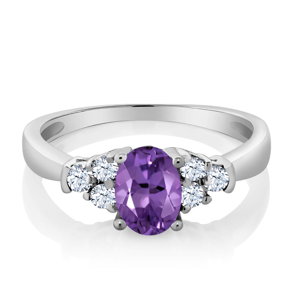 Amethyst - February_7_Ring in 925 Sterling Silver