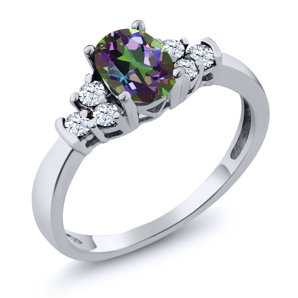 Green Mystic Topaz_9_Ring in 925 Sterling Silver