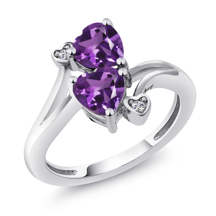 Amethyst - February_5_Ring in 925 Sterling Silver