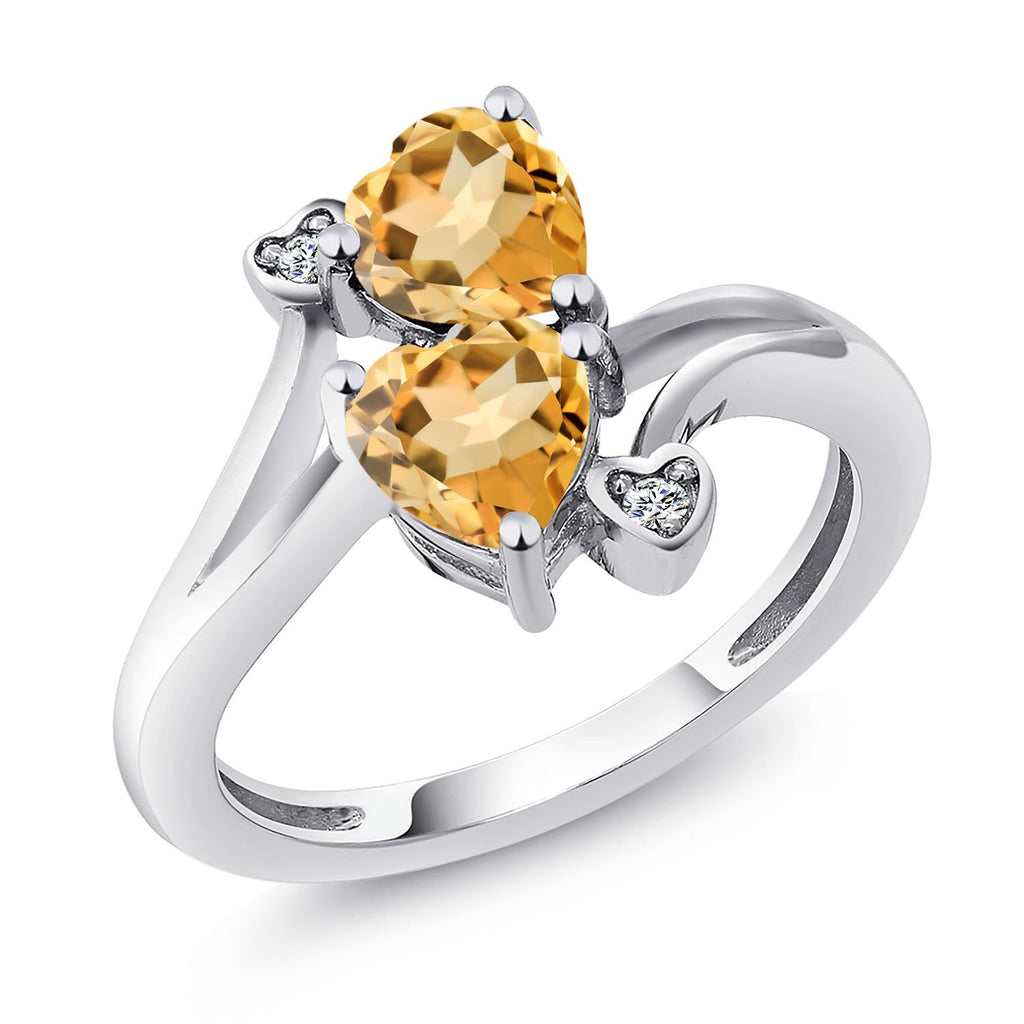 Citrine - November_7_Ring in 925 Sterling Silver