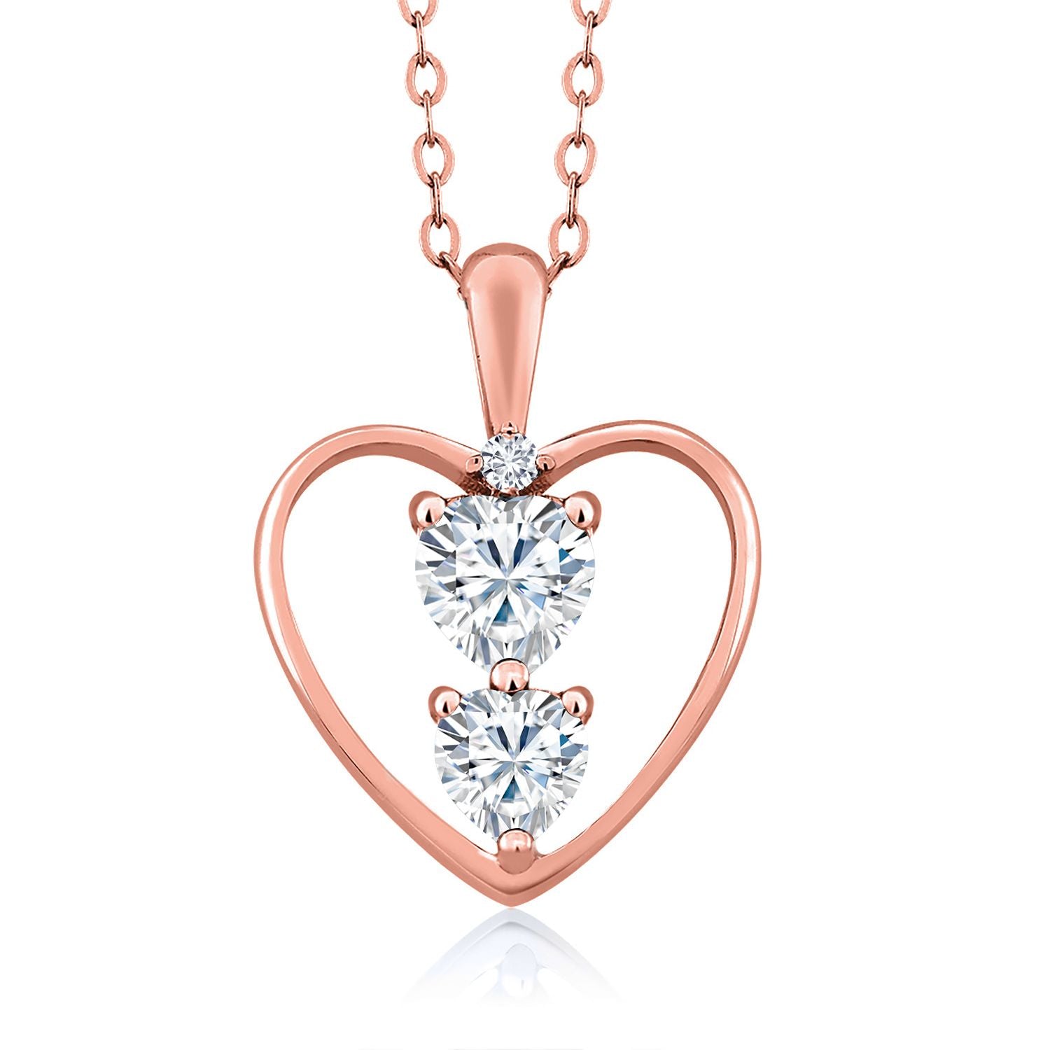 Pendant in 925 Rose Gold Plated Silver