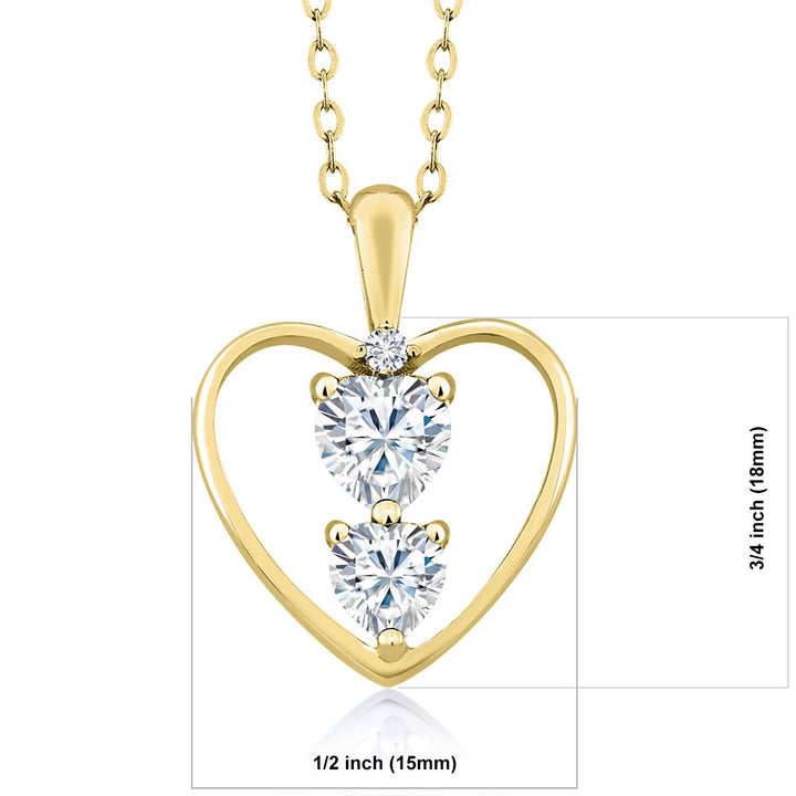 Pendant in 925 Yellow Gold Plated Silver