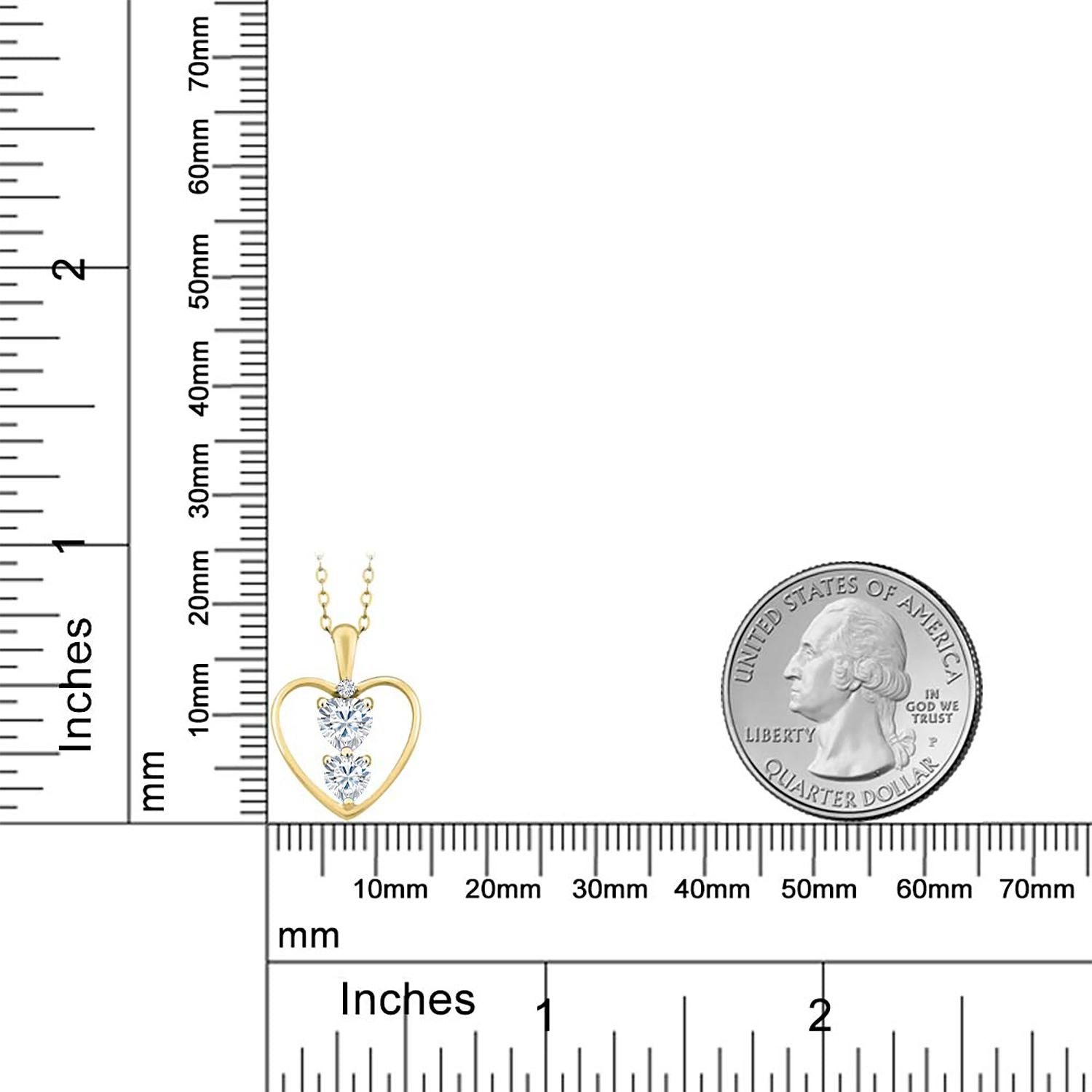 Pendant in 925 Yellow Gold Plated Silver