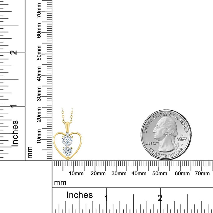 Pendant in 925 Yellow Gold Plated Silver