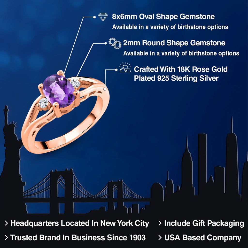 Red Tiger Eye_6_Ring in 925 Rose Gold Plated Silver