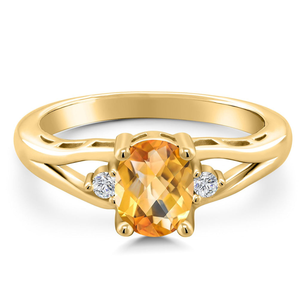 Tanzanite - December_8_Ring in 925 Yellow Gold Plated Silver