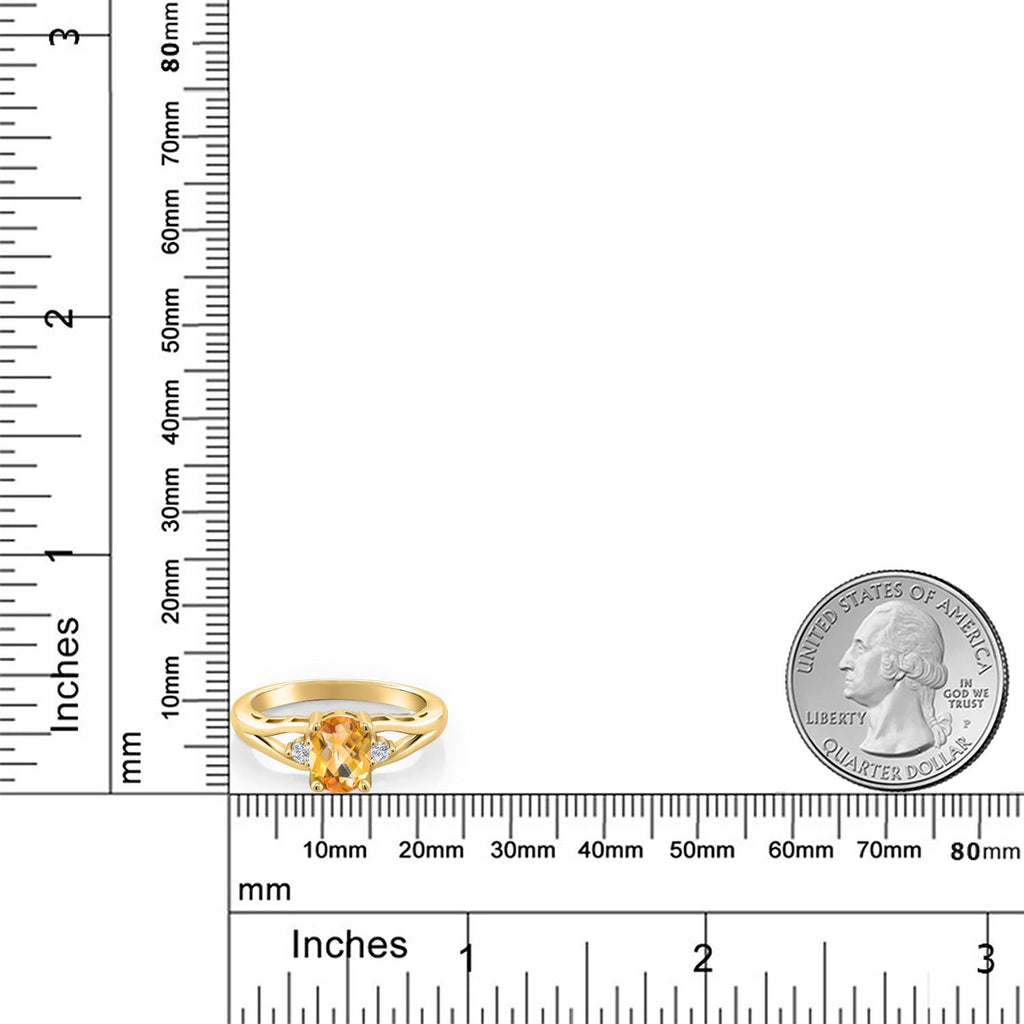 Tanzanite - December_8_Ring in 925 Yellow Gold Plated Silver