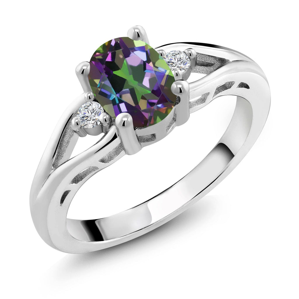 Green Mystic Topaz_9_Ring in 925 Sterling Silver