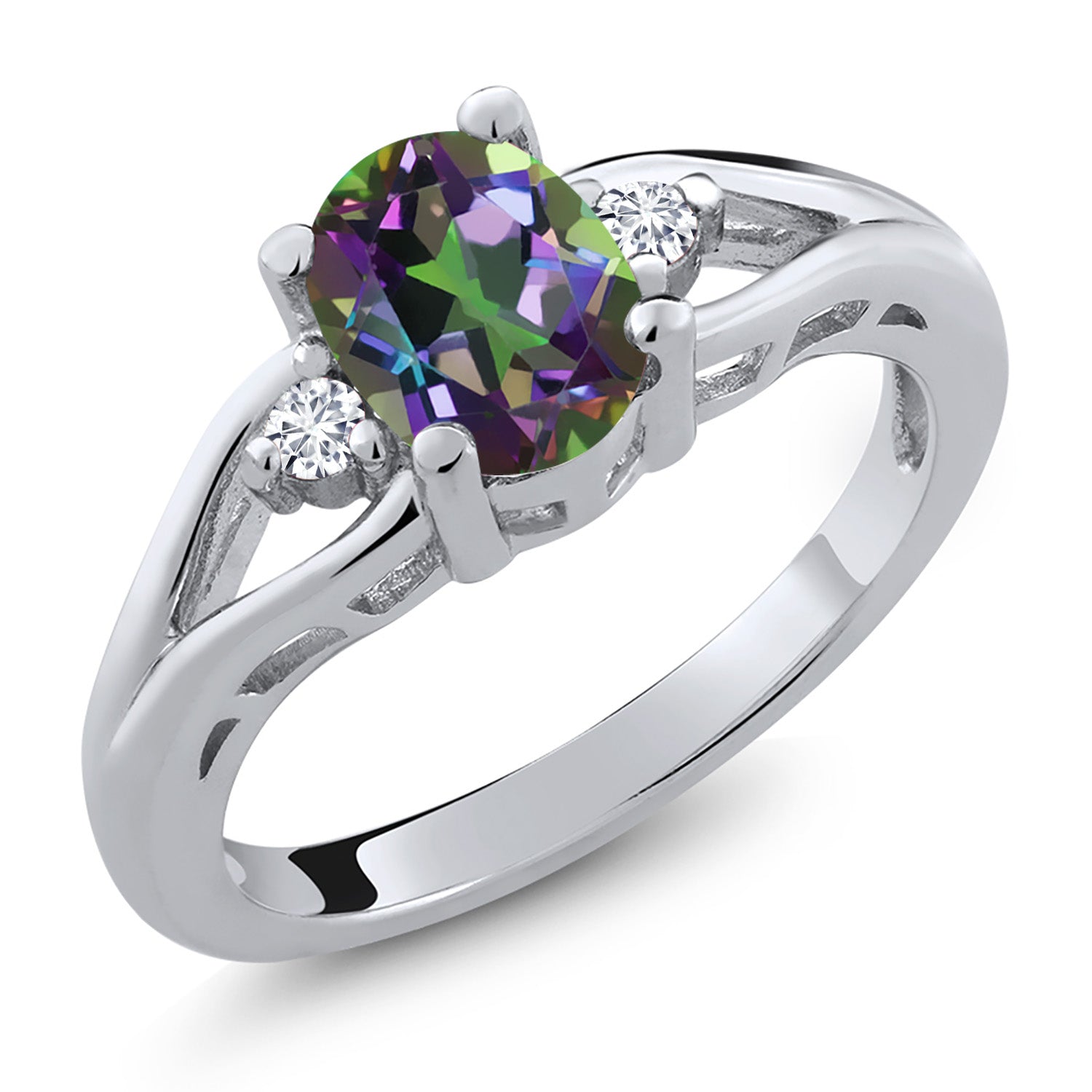 Green Mystic Topaz_7_Ring in 925 Sterling Silver