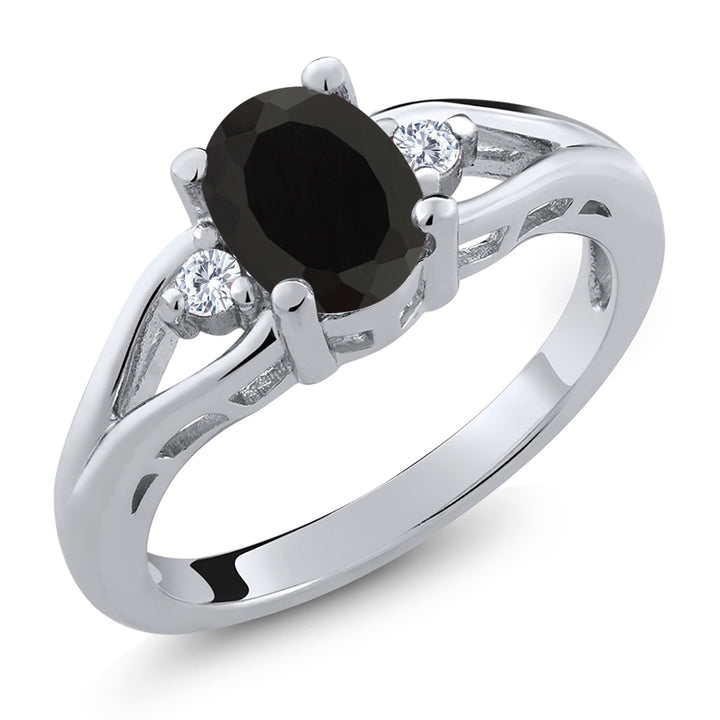Onyx - December_5_Ring in 925 Sterling Silver