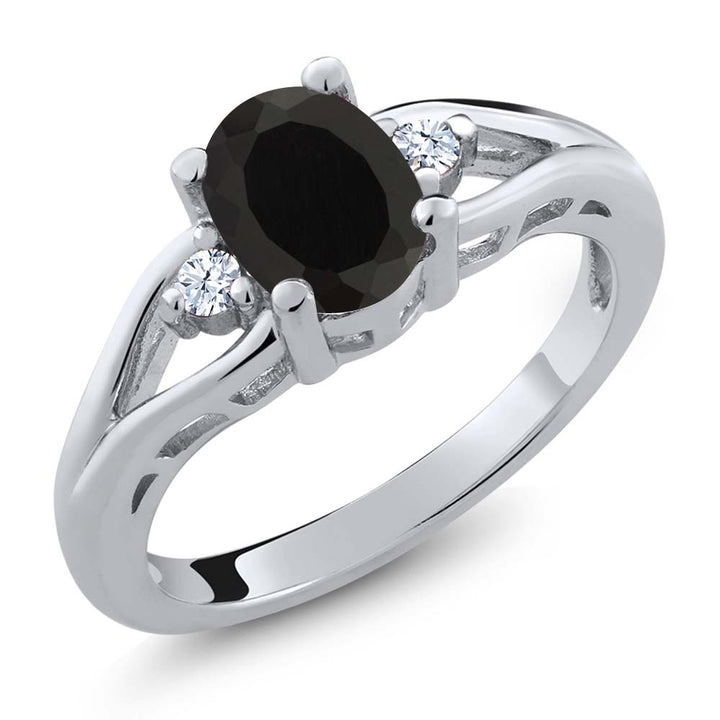 Onyx - December_5_Ring in 925 Sterling Silver