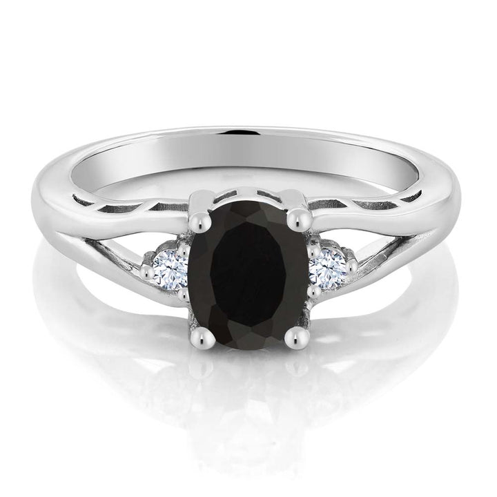 Onyx - December_8_Ring in 925 Sterling Silver