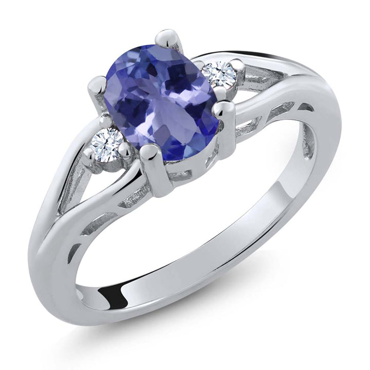 Tanzanite - December_5_Ring in 925 Sterling Silver