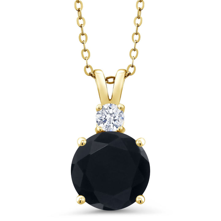 Pendant in 925 Yellow Gold Plated Silver