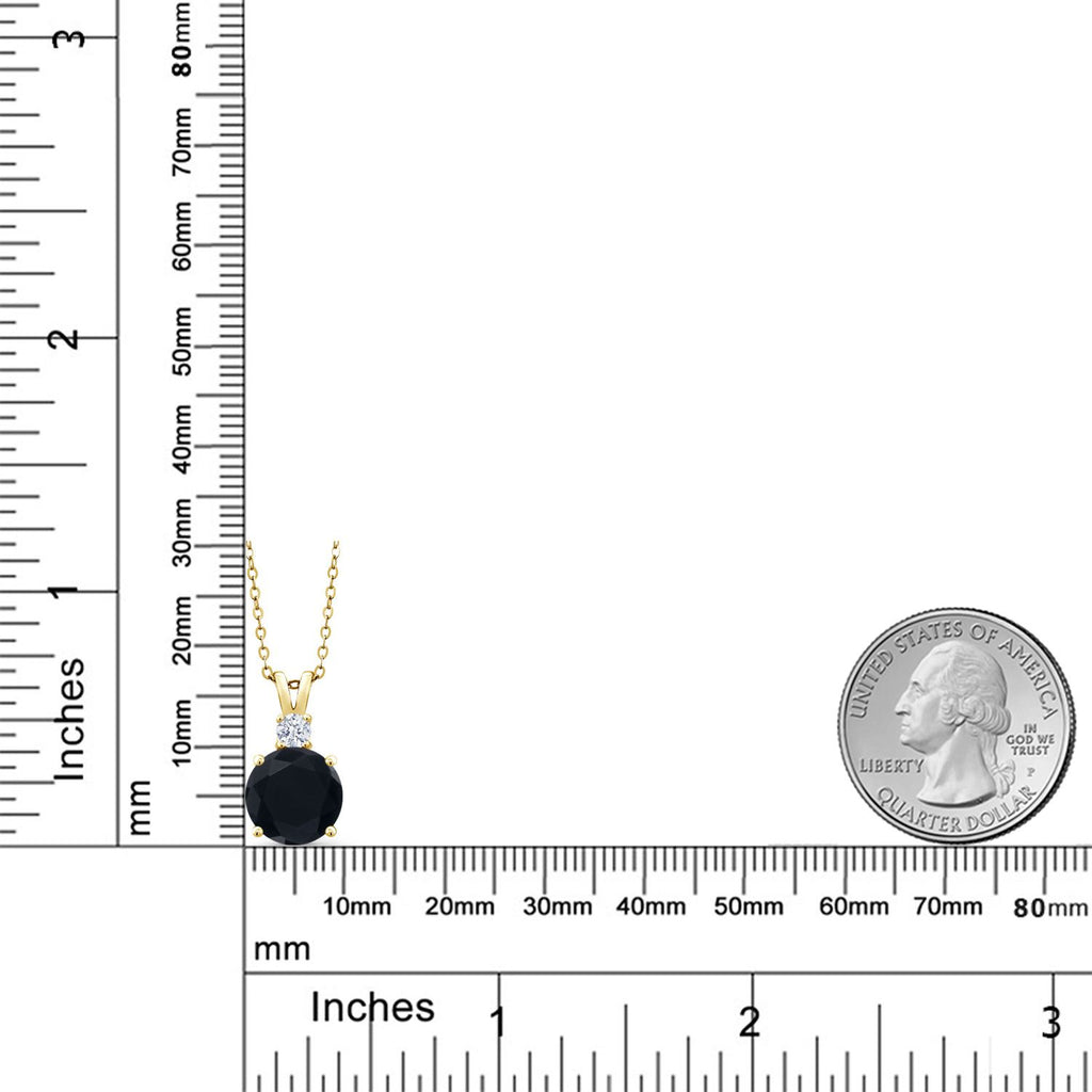 Pendant in 925 Yellow Gold Plated Silver