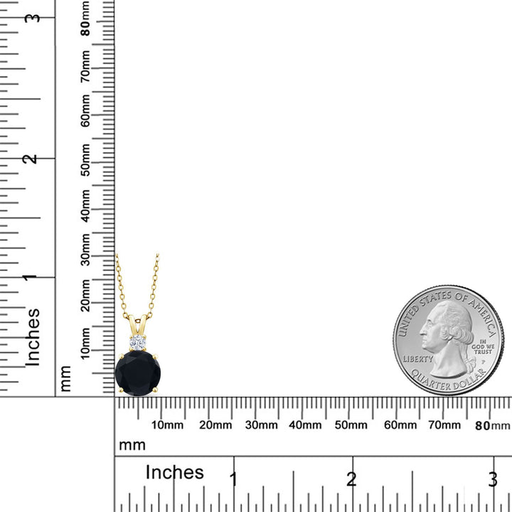 Pendant in 925 Yellow Gold Plated Silver