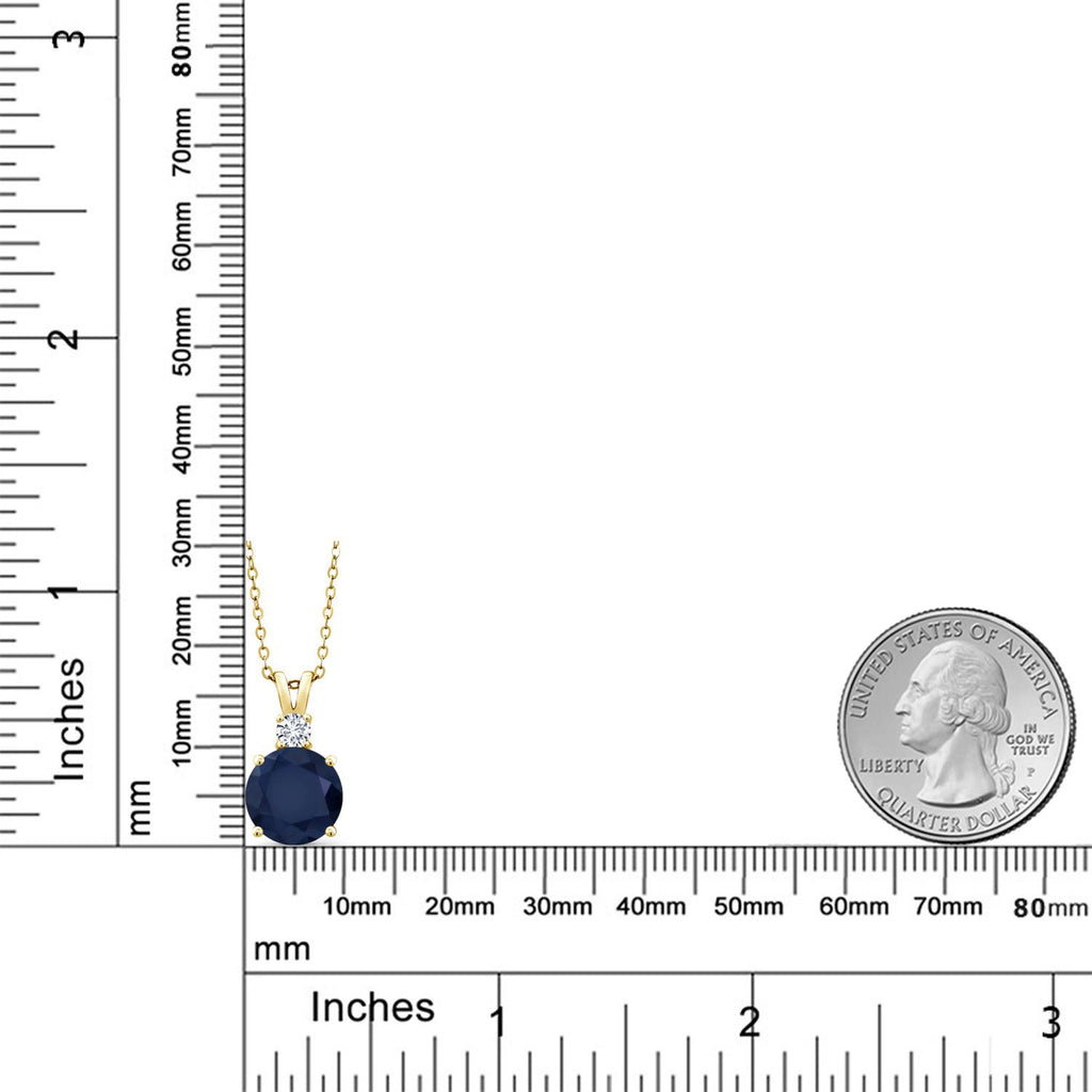 Pendant in 925 Yellow Gold Plated Silver