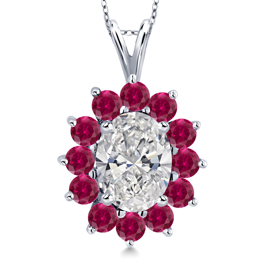 Pendant in 14K White Gold