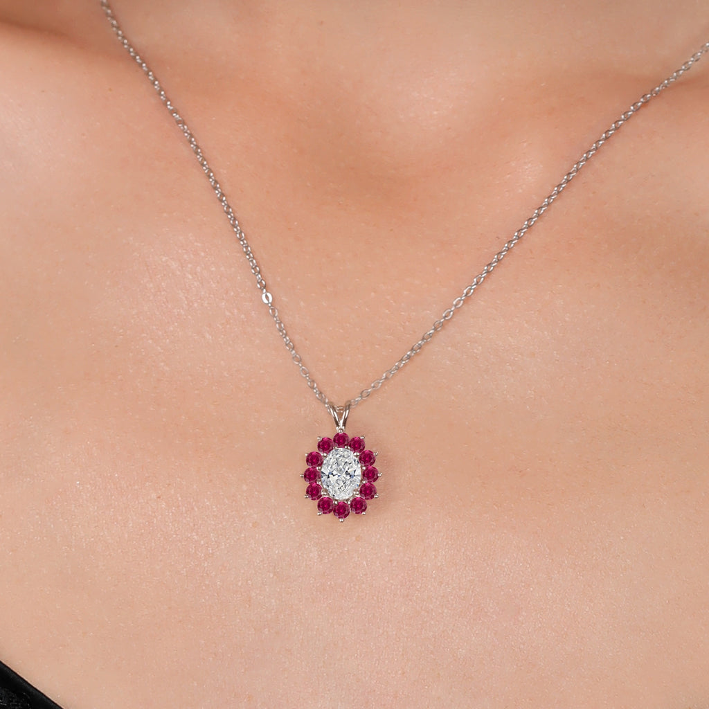 Pendant in 14K White Gold