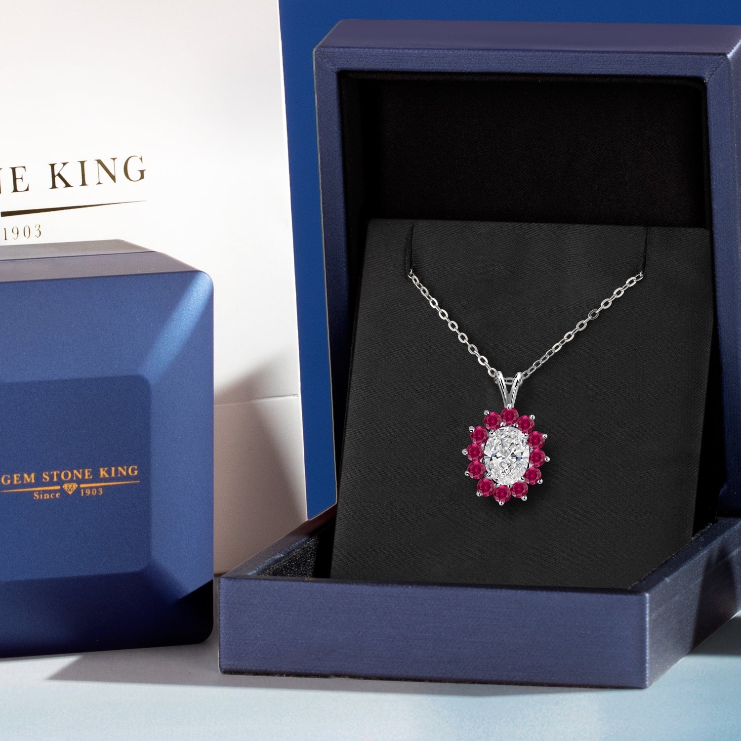 Pendant in 14K White Gold