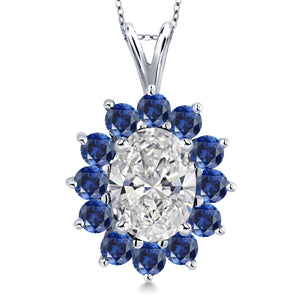 Pendant in 14K White Gold