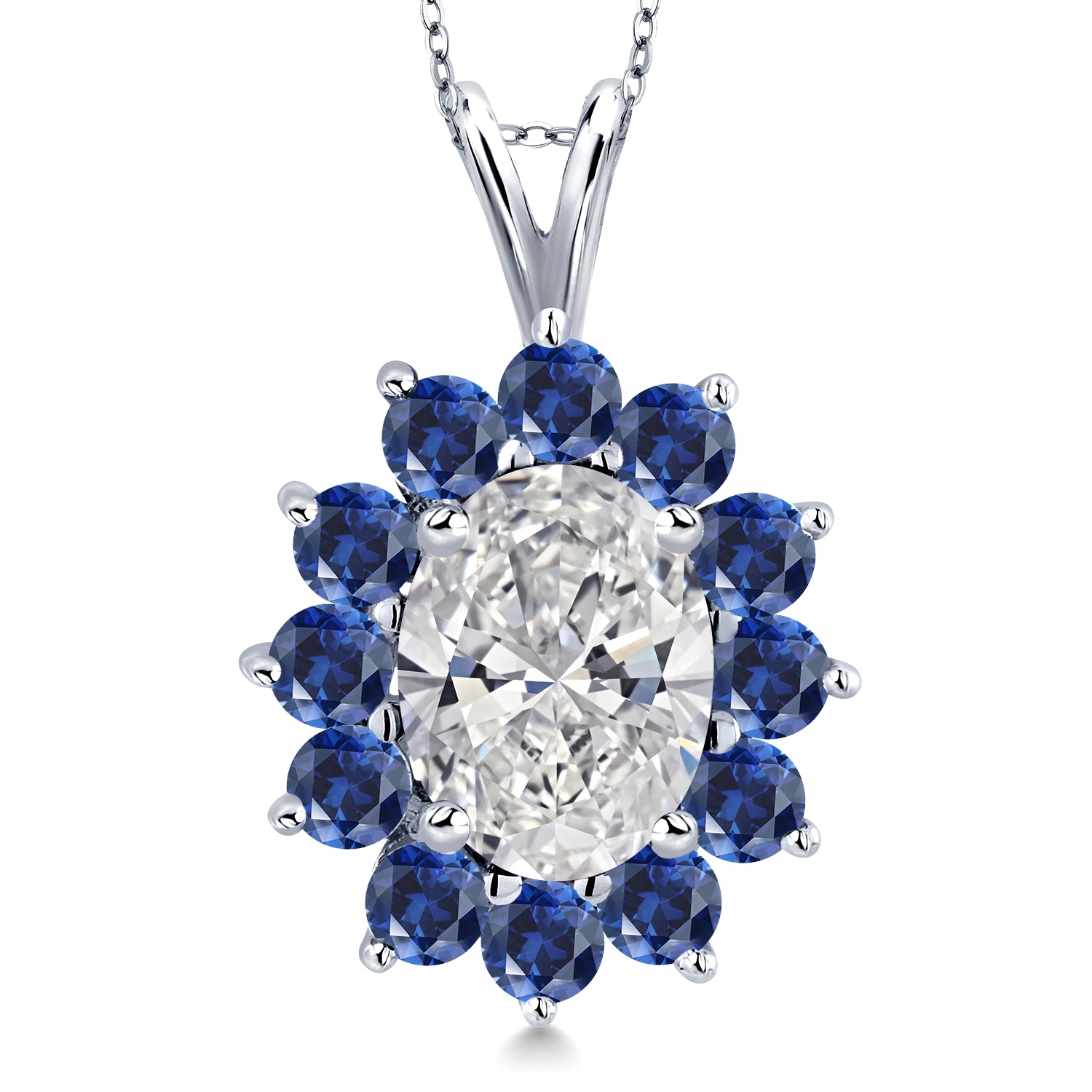 Pendant in 14K White Gold