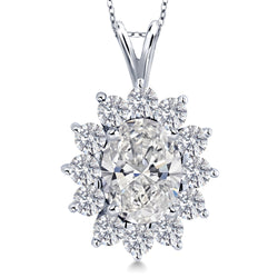 Pendant in 14K White Gold