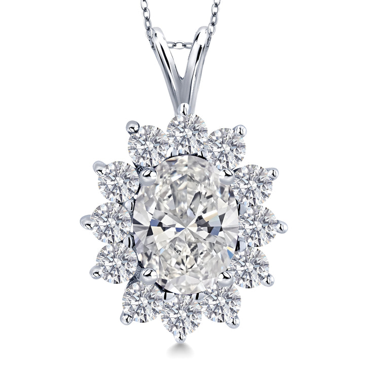 Pendant in 14K White Gold