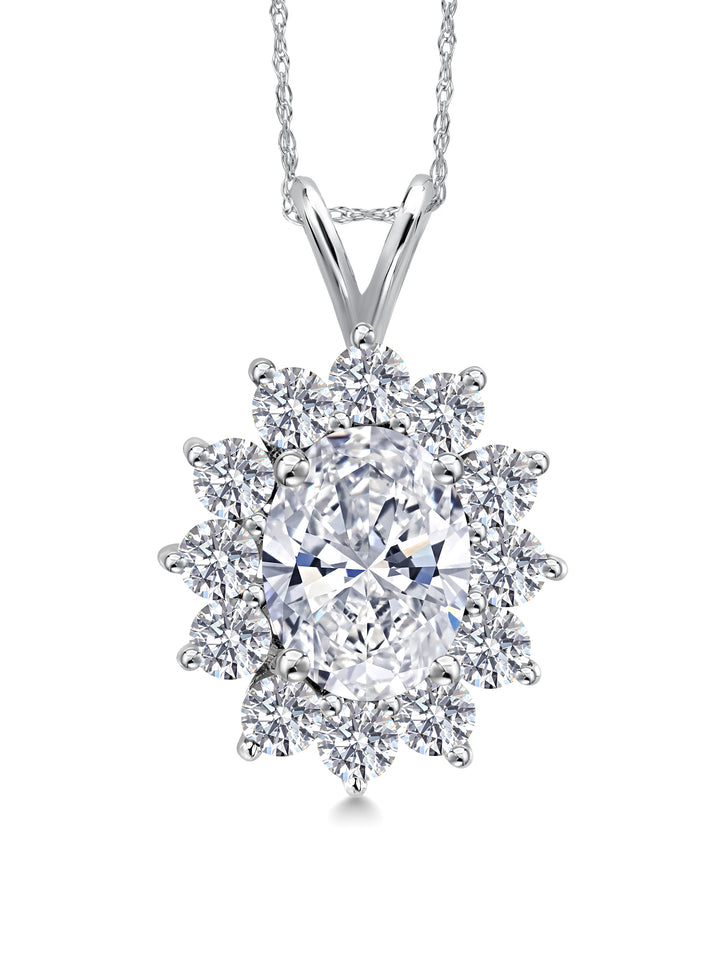 Pendant in 14K White Gold