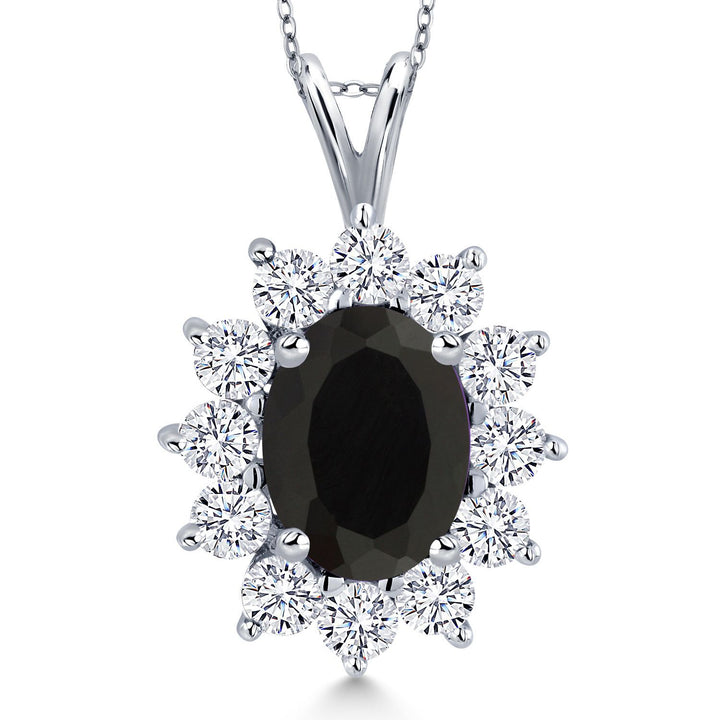 Onyx - December_Pendant in 925 Sterling Silver