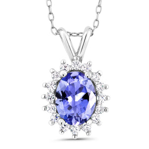 Tanzanite - December_Pendant in 925 Sterling Silver
