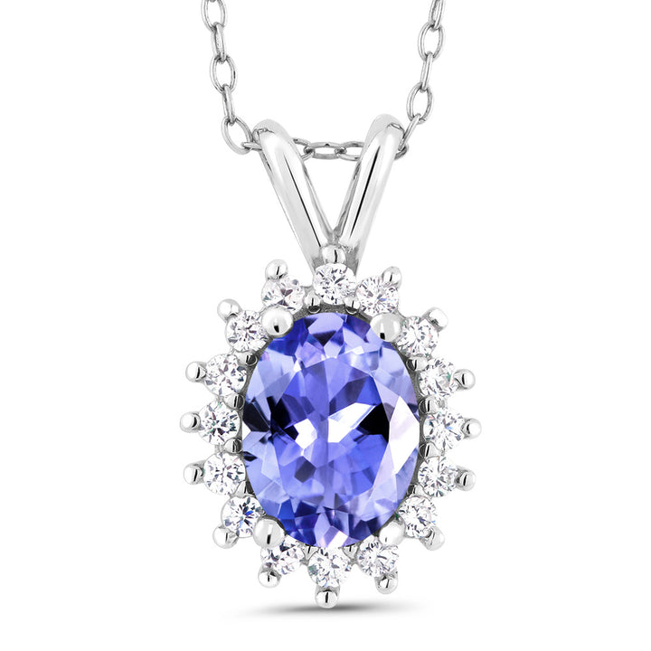 Tanzanite - December_Pendant in 925 Sterling Silver