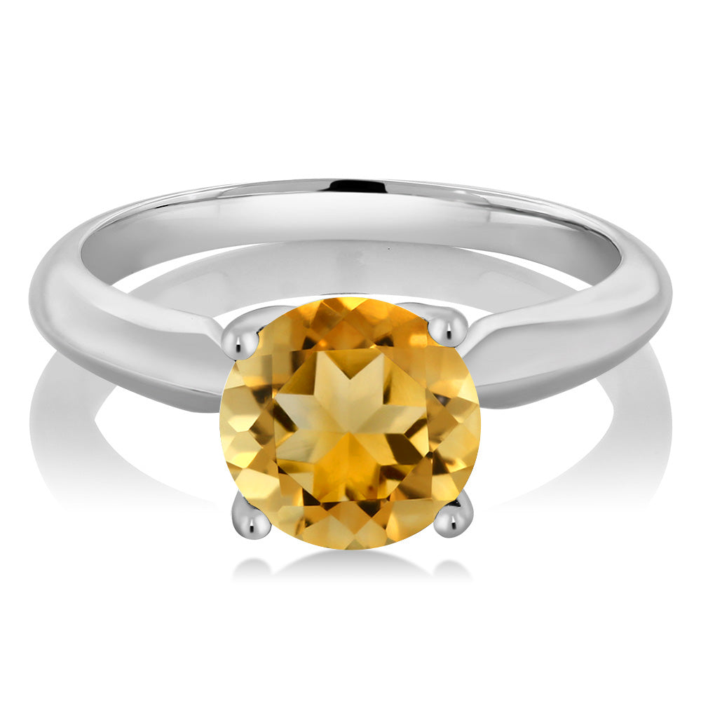 Citrine - November_5_Ring in 925 Sterling Silver