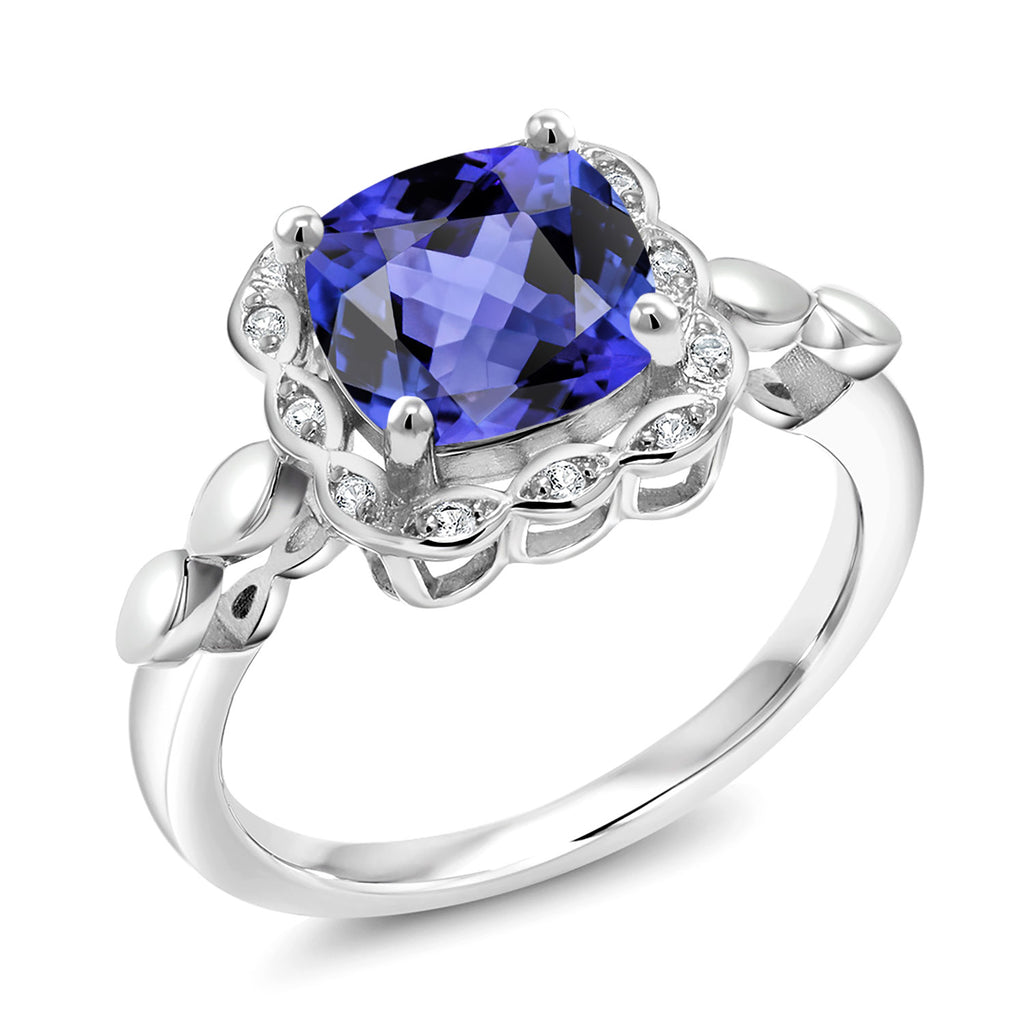 Tanzanite_5_Ring in 925 Sterling Silver