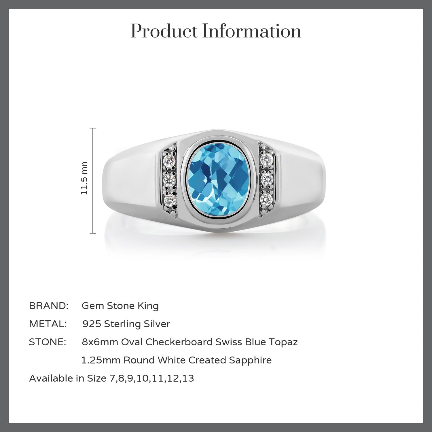 Ring in 925 Sterling Silver