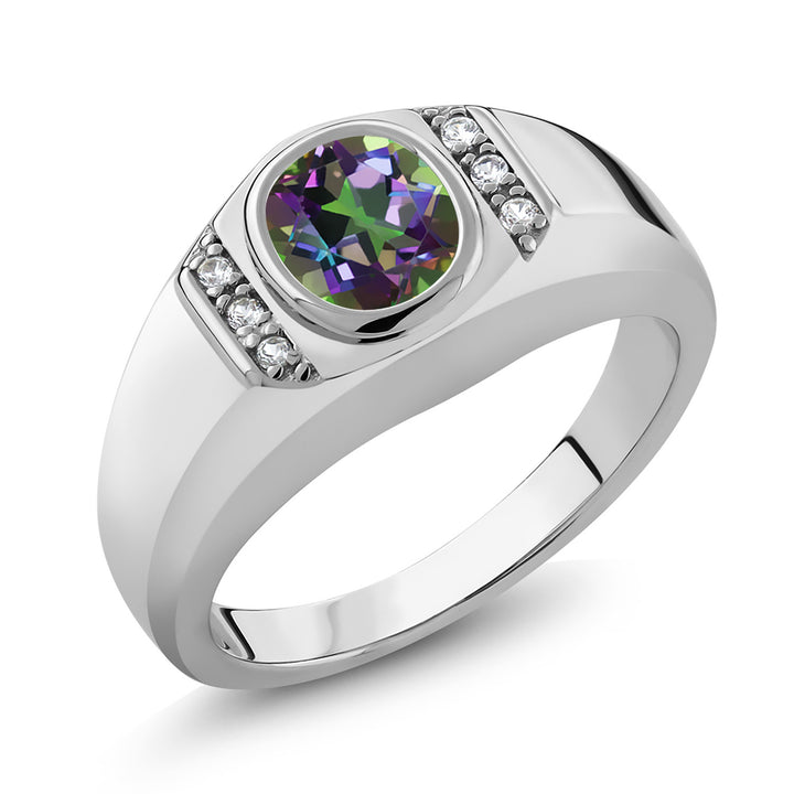 Green Mystic Topaz_9_Ring in 925 Sterling Silver
