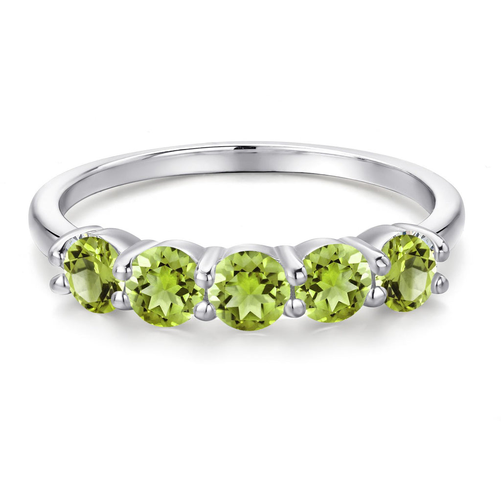 Peridot - August_6_Ring in 925 Sterling Silver