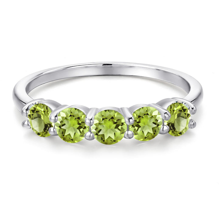 Peridot - August_6_Ring in 925 Sterling Silver