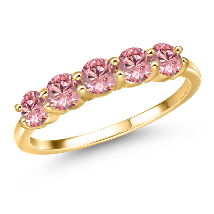 Ring in 925 Yellow Gold Plated Silver