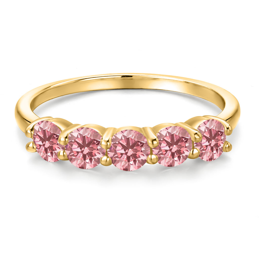 Ring in 925 Yellow Gold Plated Silver